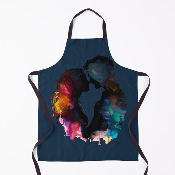 Item preview, Colorful Abstract Face – Emotional Duality Art Print designed and sold by Estnesti.