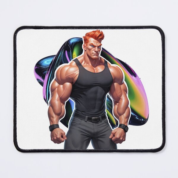 Item preview, HyperFlex Hero: The Red-Haired Titan of Motion #154 designed and sold by ForeverPrintsOK.