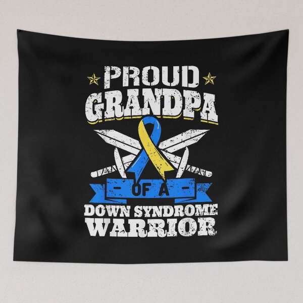 Item preview, Proud Grandpa Of A Down Syndrome Warrior Down's Granddad designed and sold by MerchDeviant.
