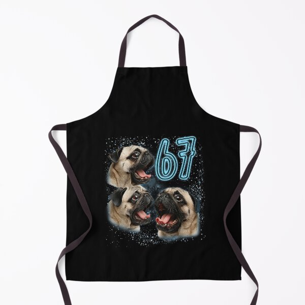 Item preview, Pug 67 Meme Pug Lover Dog Mom Howling at The Moon Sarcasm designed and sold by MerchDeviant.