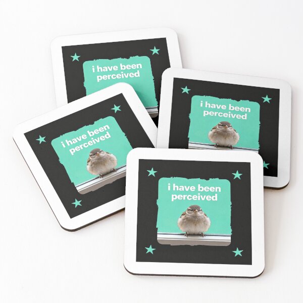 Item preview, I Have Been Perceived Bird - Introvert Meme designed and sold by PictorialWhimsy.