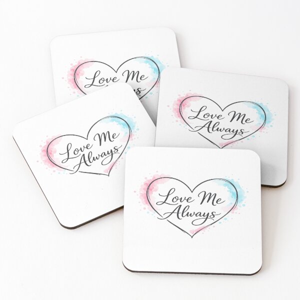 Item preview, Love Me Always – Minimalist Heart Valentine Love Design designed and sold by GlobalDesignUnlimited.