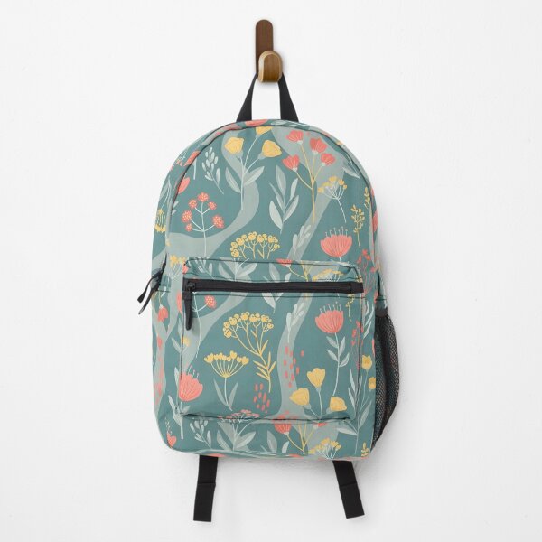 Item preview, Folk Art Herbs & Flowers – Hand-Painted Organic Seamless Pattern designed and sold by VelloomStore.
