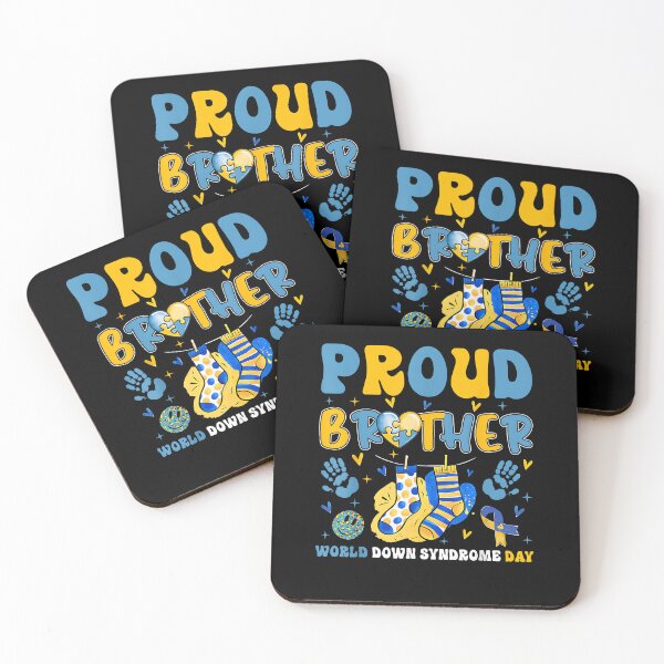 Item preview, Retro Proud Brother World Down Syndrome Day Boy Men Kid designed and sold by MerchDeviant.