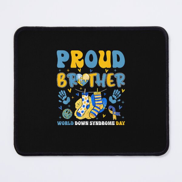 Item preview, Retro Proud Brother World Down Syndrome Day Boy Men Kid designed and sold by MerchDeviant.
