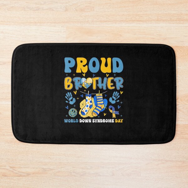 Item preview, Retro Proud Brother World Down Syndrome Day Boy Men Kid designed and sold by MerchDeviant.