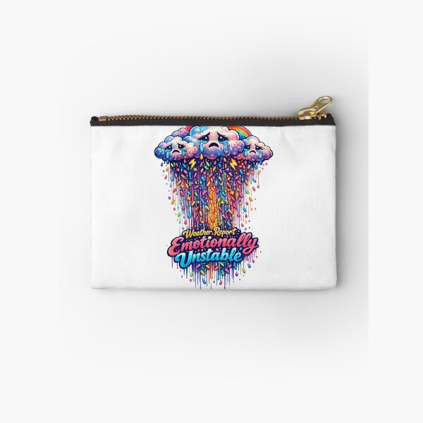 Item preview, Emotionally Unstable – Crying Clouds with Rainbow Sprinkles designed and sold by StrayaDesign.