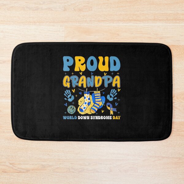 Item preview, Retro Proud Grandpa World Down Syndrome Day Grandfather Men designed and sold by MerchDeviant.
