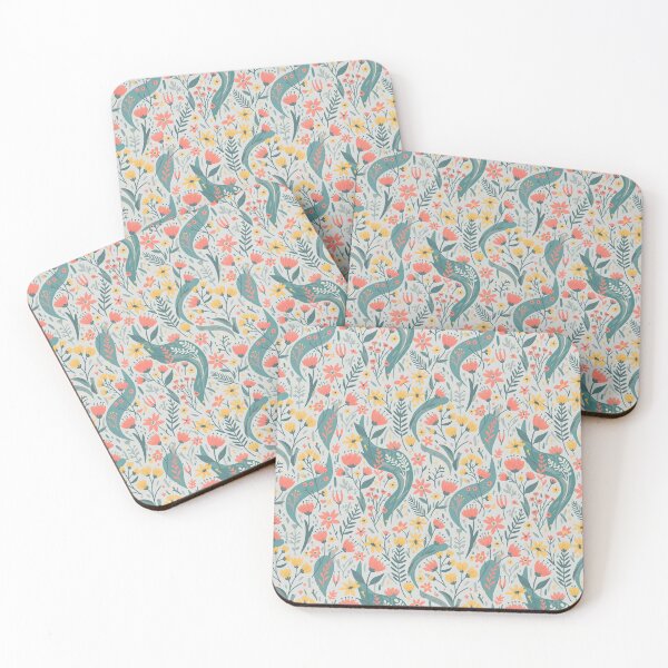 Item preview, Playful Wildflower Garden: Soft Pastel Folk Illustration designed and sold by VelloomStore.