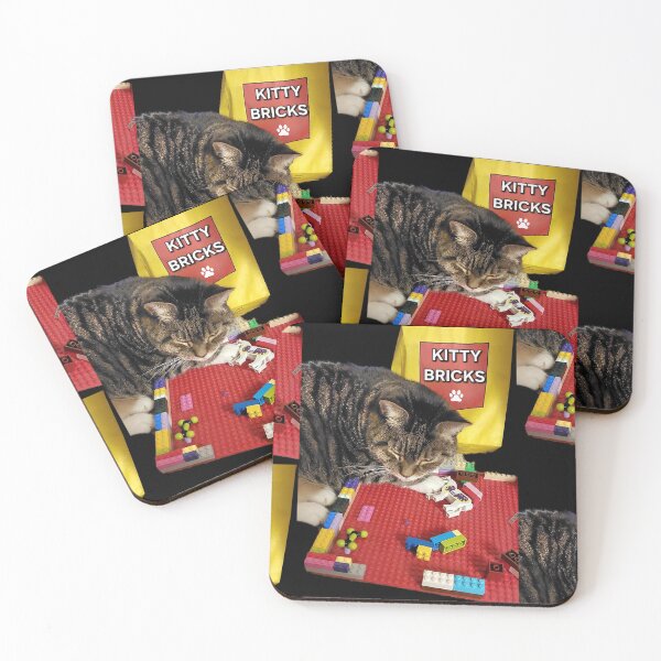 Item preview, Kitty Bricks. Happy Tabby Gets Comfy on Lego designed and sold by Liberty Lists.