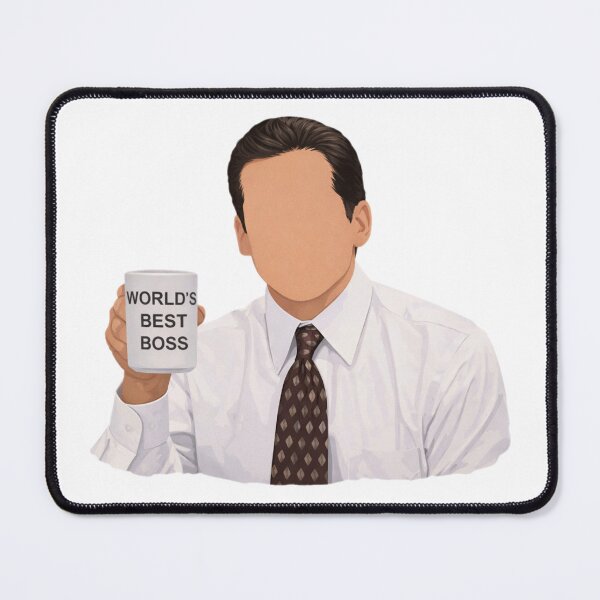 Item preview, Michael Scott World's Best Boss designed and sold by spidercolapinto.