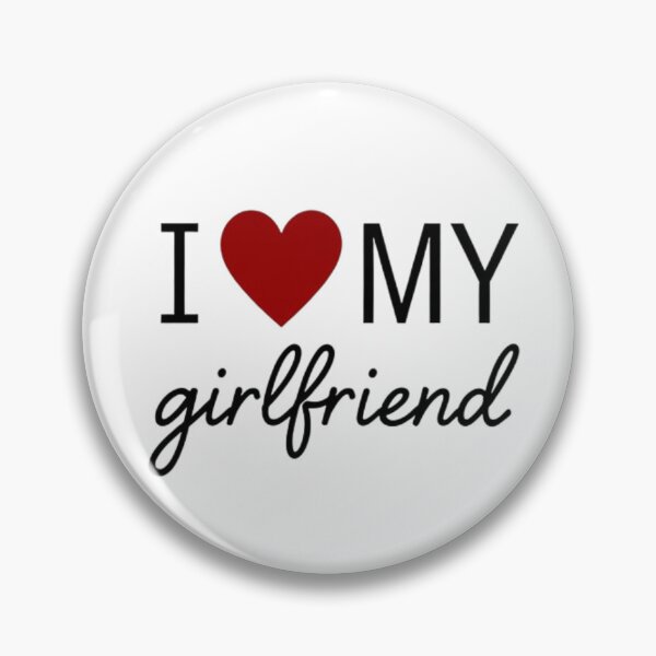 Item preview, I Love My Girlfriend Boyfriend Minimal Heart Design designed and sold by Amevvoo.