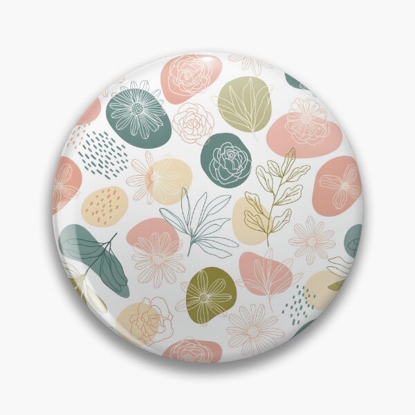 Item preview, Playful Line & Color: Delicate Seamless Floral Pattern designed and sold by VelloomStore.