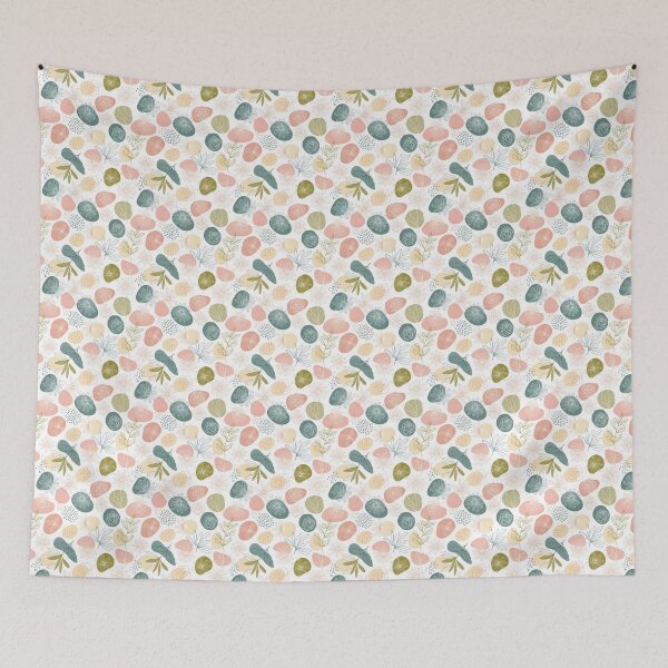 Item preview, Playful Line & Color: Delicate Seamless Floral Pattern designed and sold by VelloomStore.