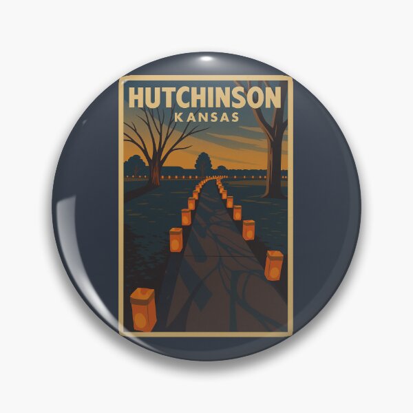 Item preview, Hutchinson Kansas  designed and sold by Broken Antler Designs .