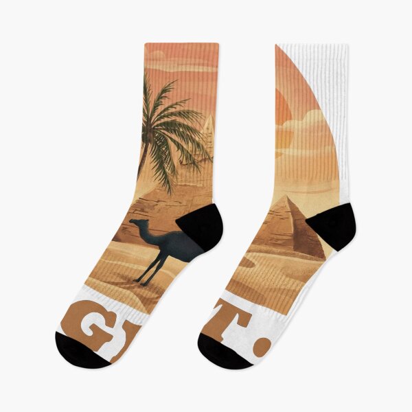 Item preview, Retro Egypt Pyramids & Camel designed and sold by Shopeon Designs.