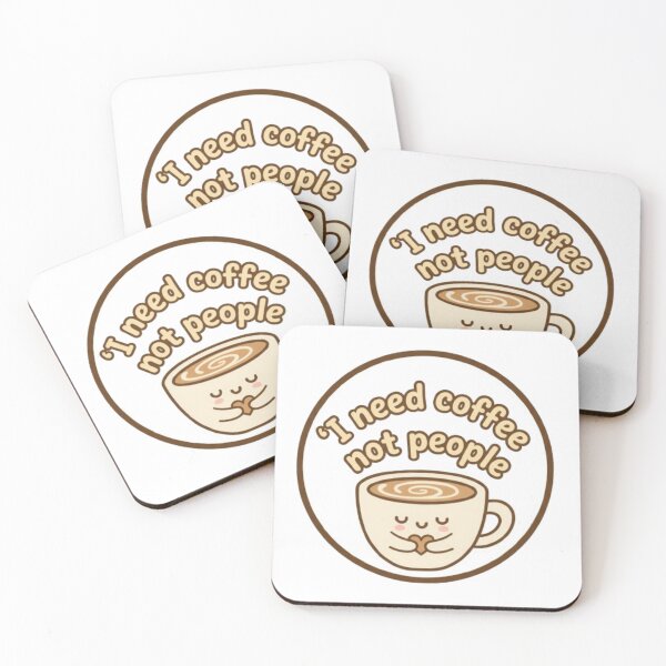 Item preview, Coffee Lover Funny Sticker designed and sold by MiniPrintMagic.