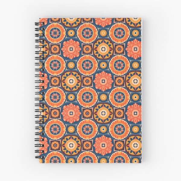 Item preview, Rhythmic Geometric Folk Art – Circular Floral Vibrant Pattern designed and sold by VelloomStore.
