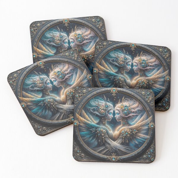 Item preview, The golden ratio of love in the azure depths of the universe designed and sold by KunstGeist.