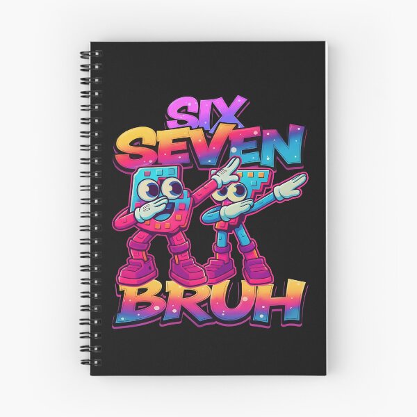 Item preview, Six Seven Bruh Vaporwave Italian Brainrot 67 Dabbing Neon Meme Birthday Boys Gift For Boy Kids designed and sold by ArmyAbodo.