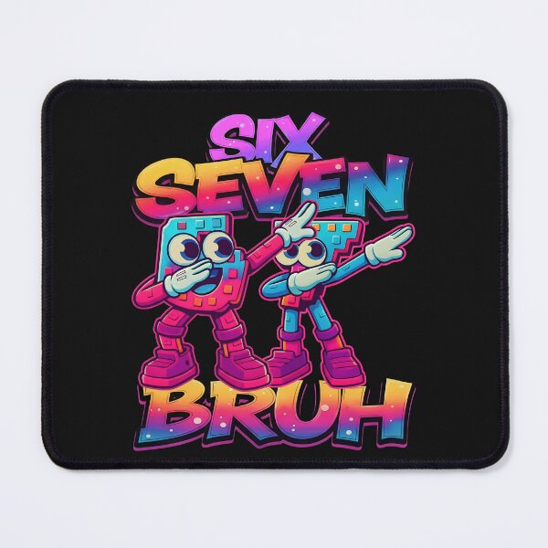 Item preview, Six Seven Bruh Vaporwave Italian Brainrot 67 Dabbing Neon Meme Birthday Boys Gift For Boy Kids designed and sold by ArmyAbodo.