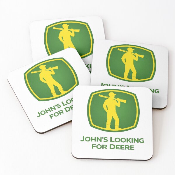 Item preview, John’s Looking for Deere – Funny Deer Hunting Parody Design designed and sold by Boot Culture.