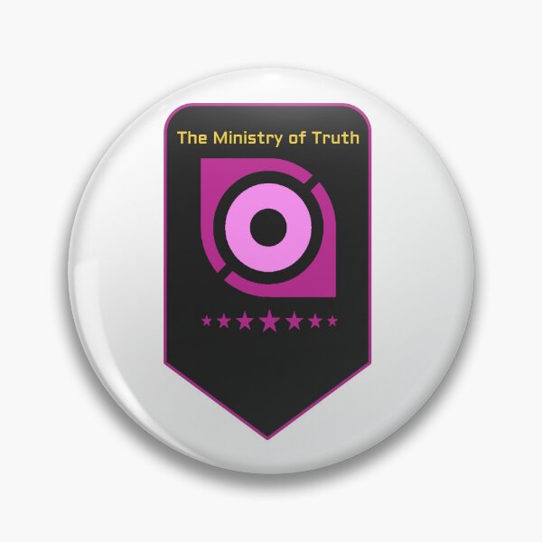 Item preview, The Ministry of Truth - Galactic Intelligence Badge designed and sold by SkajArtist.