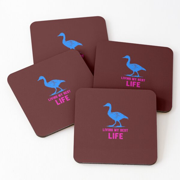 Item preview, Picture of goose with living my best life designed and sold by lucyinspace.