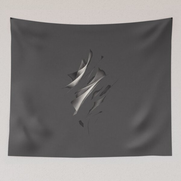 Item preview, Abstract Flow Dark Aesthetic T-Shirt – Modern Minimal Art Tee designed and sold by KDesignCrafts.