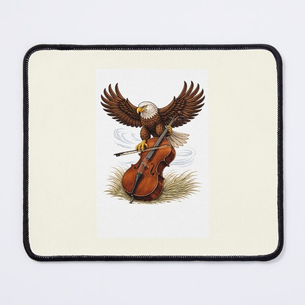 Item preview, "Eagle Spirit and Cellos: Harmony Unleashed" designed and sold by Mansoulstudio.