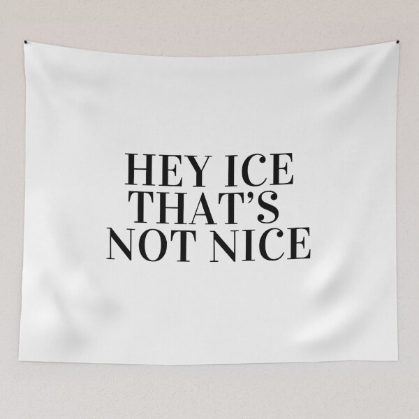 Item preview, hey ice that's not nice designed and sold by cloudzer0000.