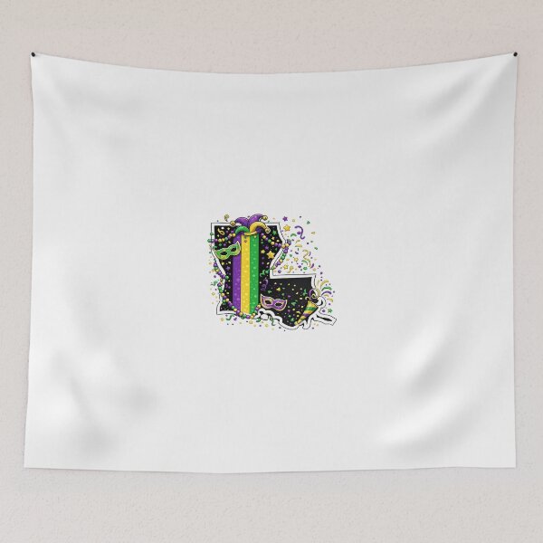 Item preview, Louisiana Pride Mardi Gras Design – Purple Gold Green Carnival Art designed and sold by Boot Culture.
