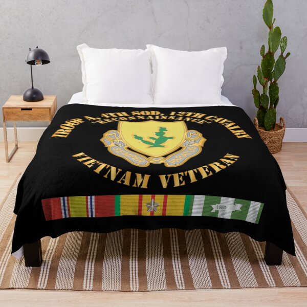 Item preview, Army  - Troop A, 4th Squadron, 12th Cavalry w Svc Ribbons - V1 X 300 designed and sold by Military Insignia Products.