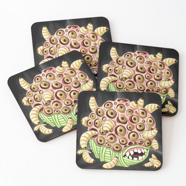 Item preview, Grotesque Maggot Infested Pink Cream Cupcake (with BG) designed and sold by makyonokisai.