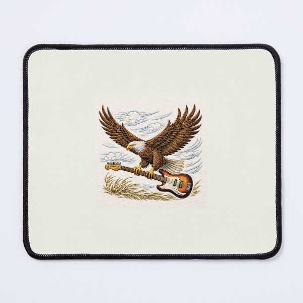 Item preview, 추천 2: "Eagle Spirit and Bass Guitars: Music Unleashed" designed and sold by Mansoulstudio.