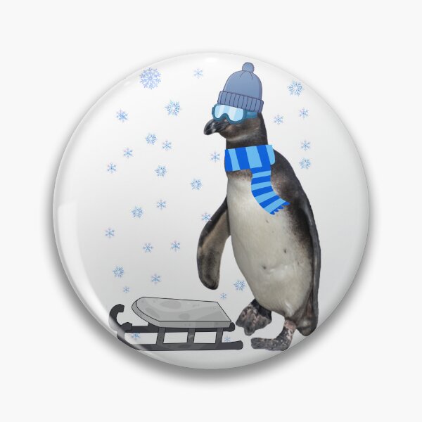 Item preview, Penguin loves sledding designed and sold by Katja LebenFreude.