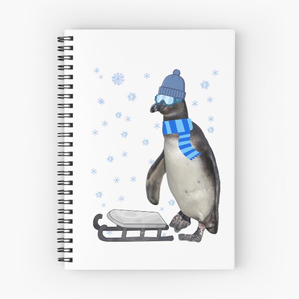 Item preview, Penguin loves sledding designed and sold by Katja LebenFreude.