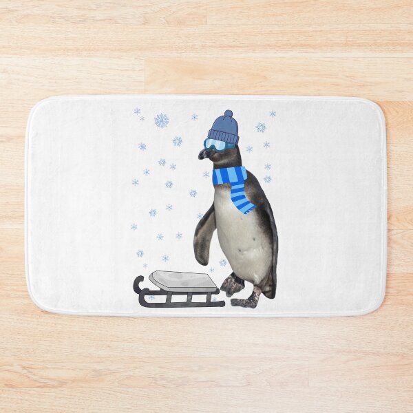 Item preview, Penguin loves sledding designed and sold by Katja LebenFreude.
