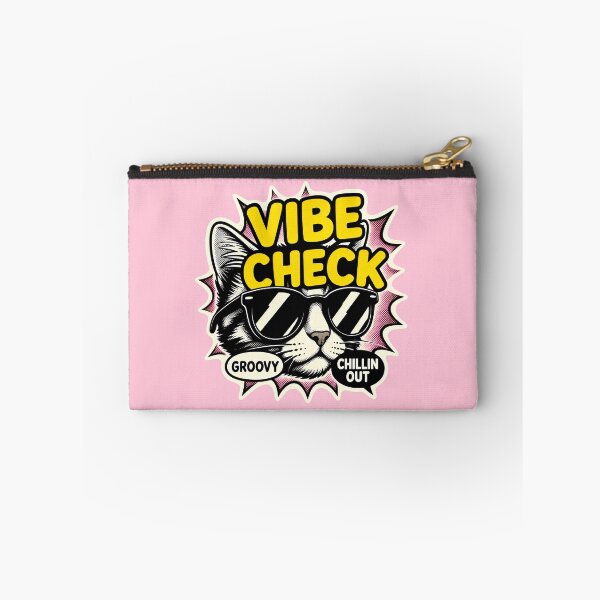 Item preview, Cool Cat Vibe Check Retro Pop Art designed and sold by SplashTastic.