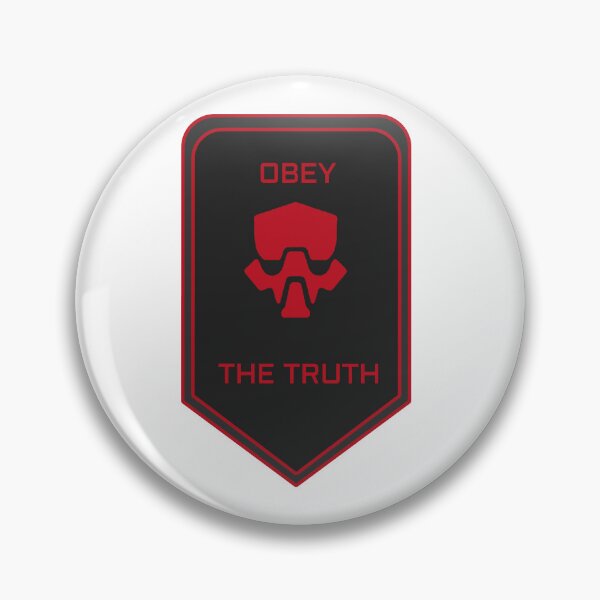 Item preview, Obey The Truth - Tactical Propaganda Badge designed and sold by SkajArtist.