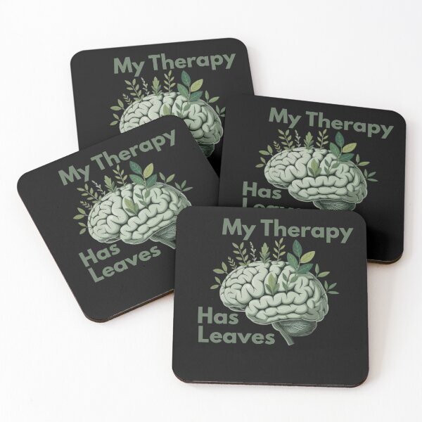 Item preview, My Therapy Has Leaves | Nature Therapy T-Shirt designed and sold by RALYSHOP.