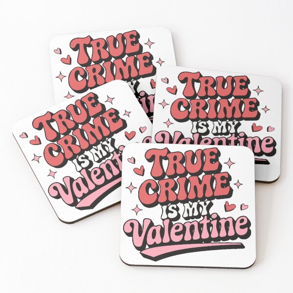 Item preview, True Crime Is My Valentine - Funny Retro Groovy Valentine’s Day Design designed and sold by yahya arboun.