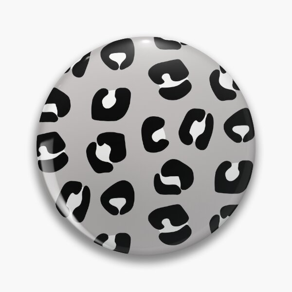 Item preview, Black and White, Leopard Spots on Grey  designed and sold by OneThreeSix.