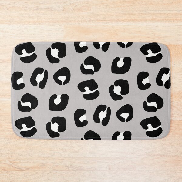 Item preview, Black and White, Leopard Spots on Grey  designed and sold by OneThreeSix.