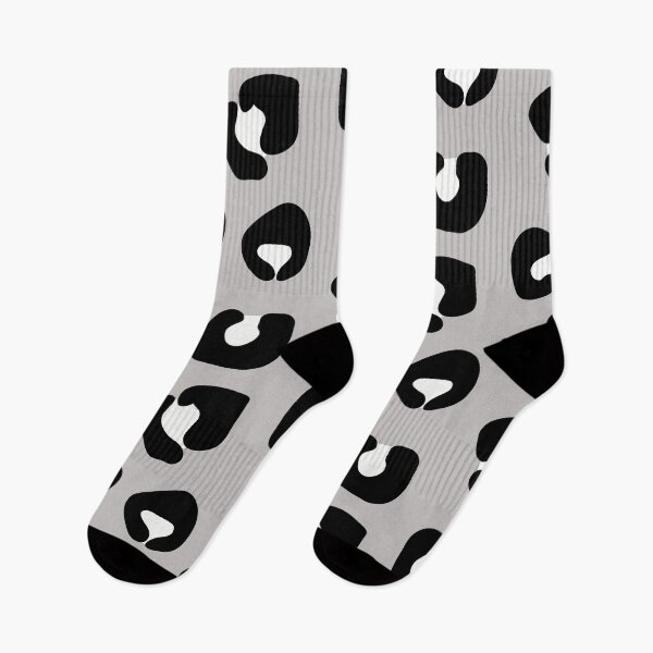 Item preview, Black and White, Leopard Spots on Grey  designed and sold by OneThreeSix.