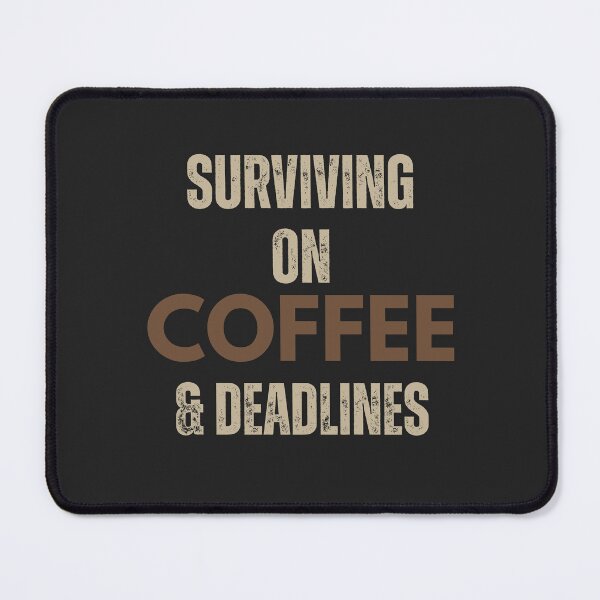 Item preview, Surviving On Coffee & Deadlines Funny Accountant Office Shirt designed and sold by arceeddesign.