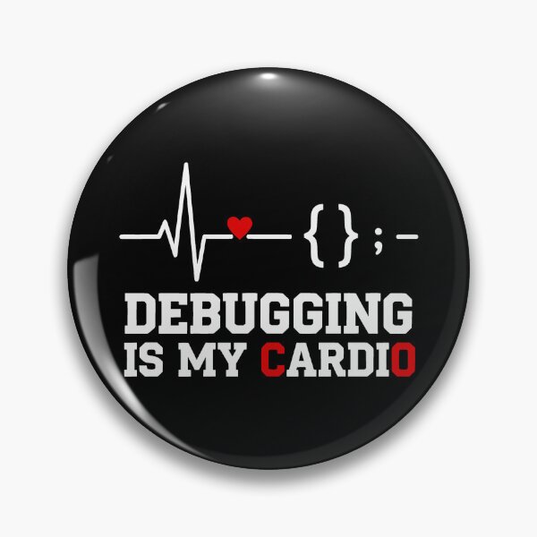 Item preview, Debugging is My Cardio Software Developer Humor designed and sold by SplashTastic.