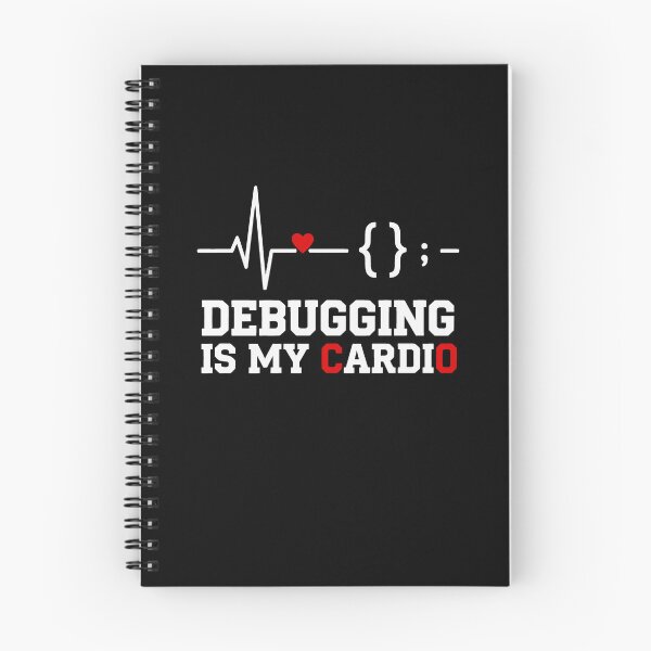 Item preview, Debugging is My Cardio Software Developer Humor designed and sold by SplashTastic.