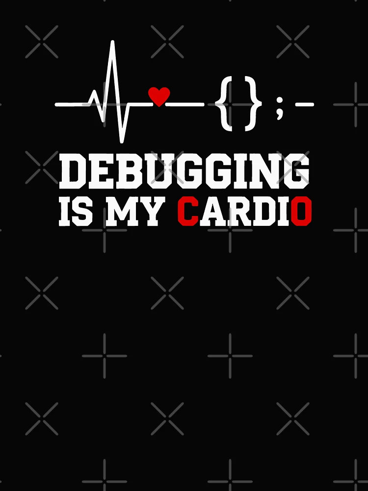 Thumbnail 4 of 4, Boxy T-Shirt, Debugging is My Cardio Software Developer Humor designed and sold by SplashTastic.