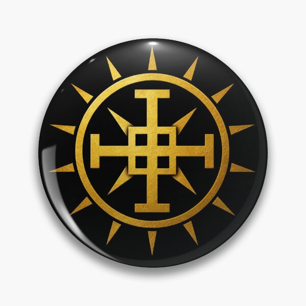 Item preview, Golden Slavic Solar Sun Symbol designed and sold by Papier Atelier Art.